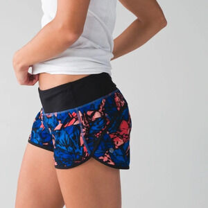 lululemon athletica Vibrant Patterned Athletic Shorts